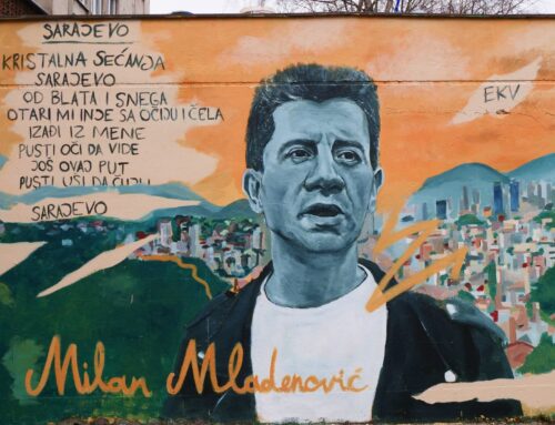 MURAL POSVEĆEN MILANU MLADENOVIĆU OSLIKAN JE U SARAJEVU